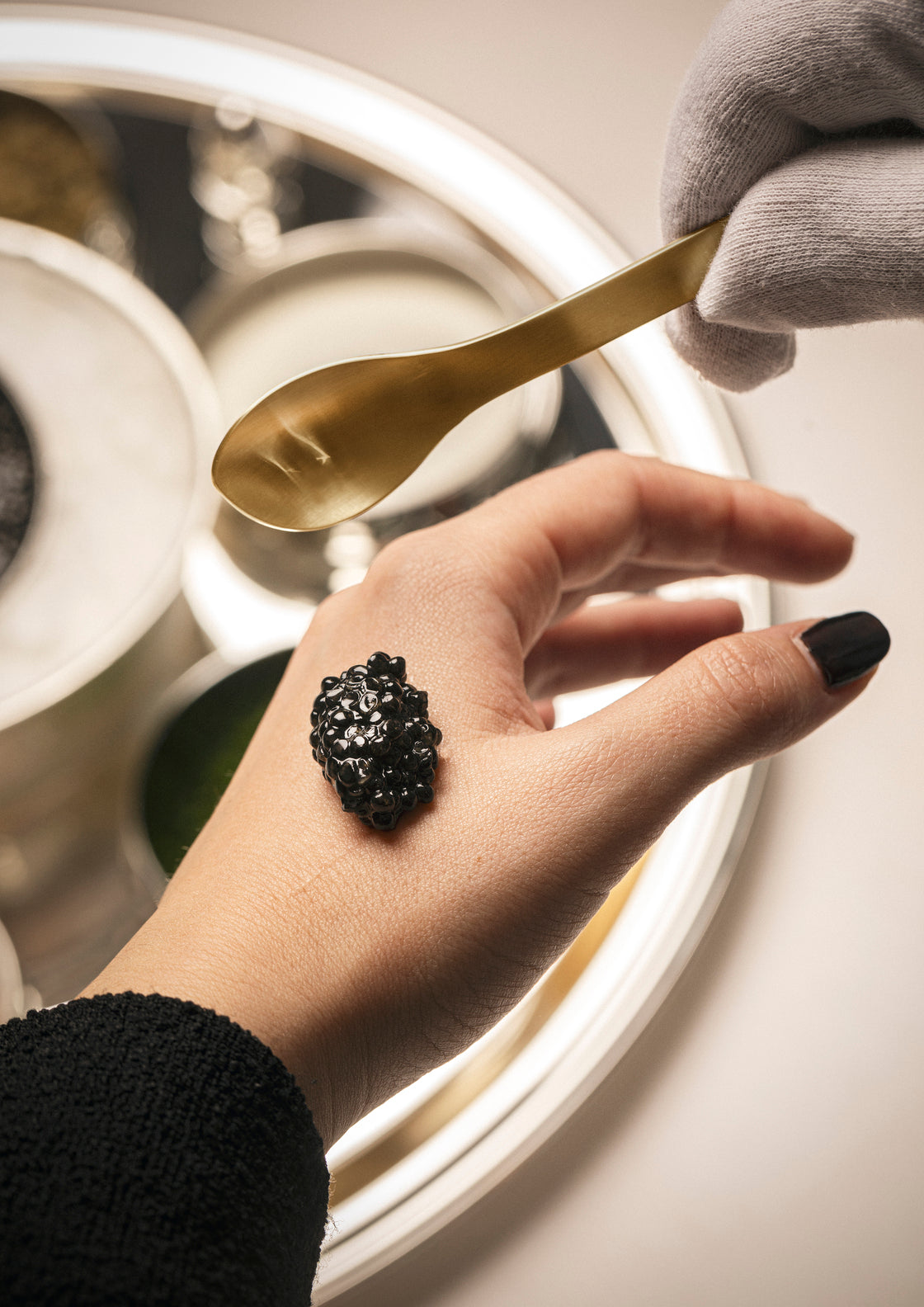 Colher para caviar