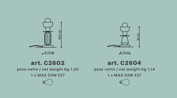 Lampada da Tavolo BERIMBAU