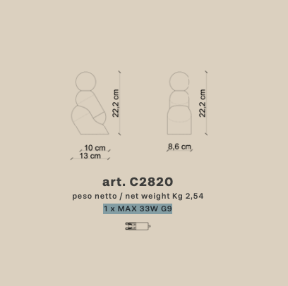 Lampada da Tavolo TATA