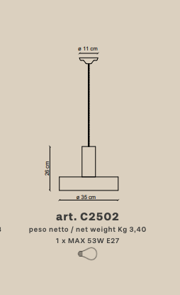Lampada Sospensione PI