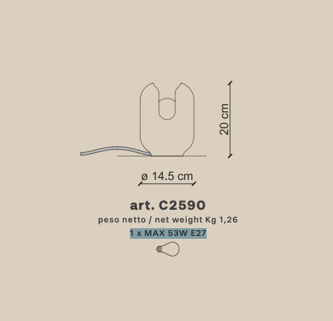 Lampada da Tavolo BATUCADA