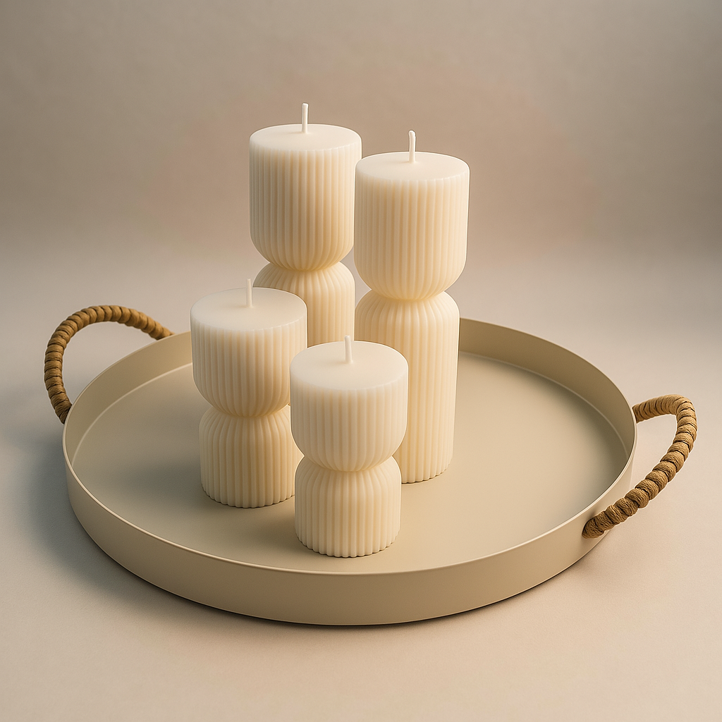 Candela Artigianale HARMONIA set 4 pz