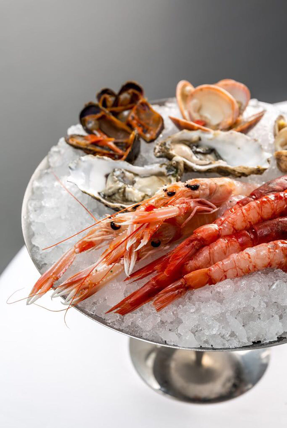 Alzata Tonda per pesce crudo