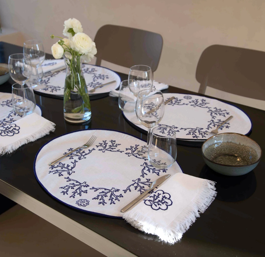 Tovaglietta Breakfast CORALLO BLU