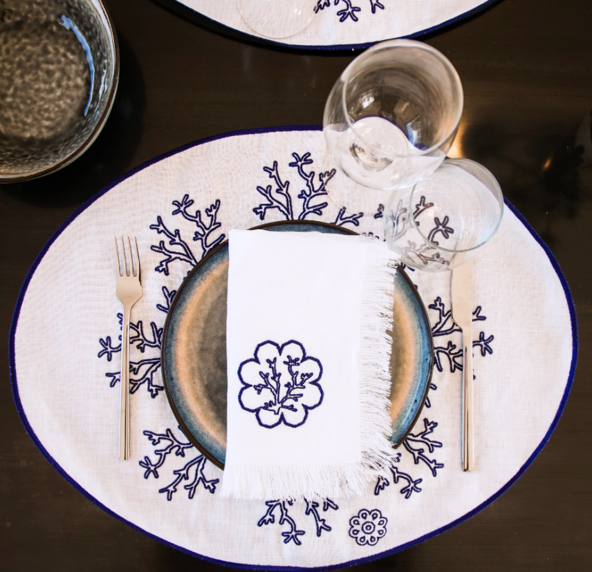 Tovaglietta Breakfast CORALLO BLU