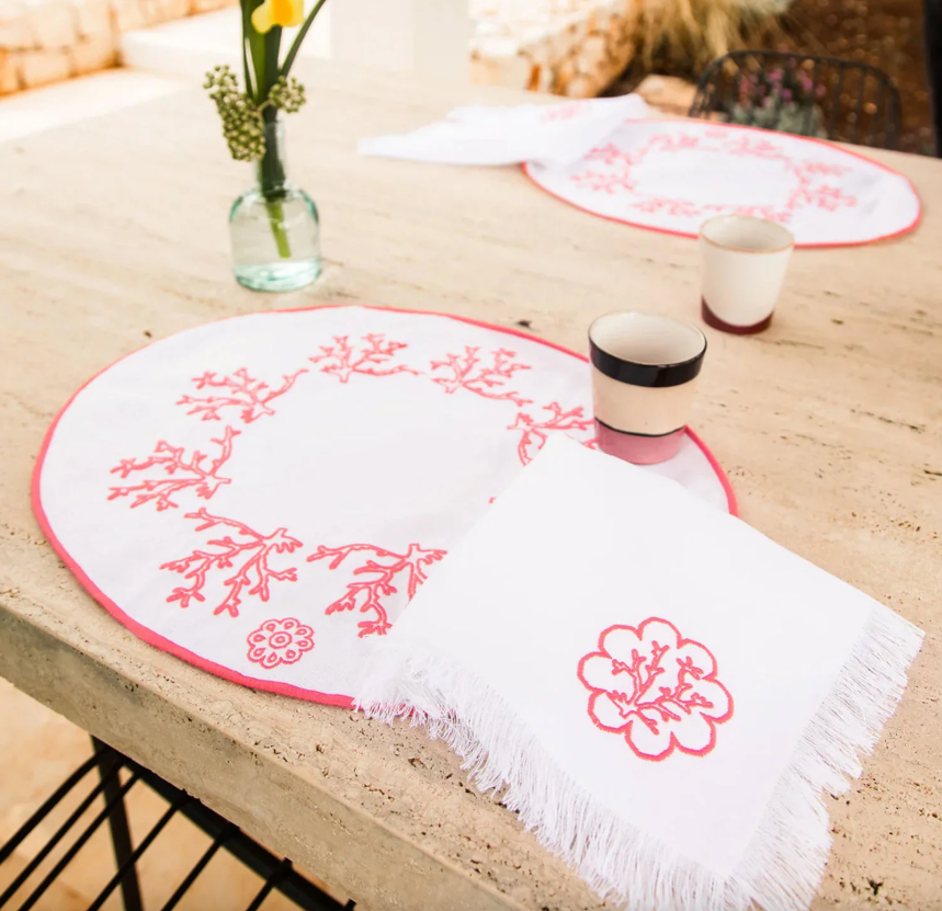 Tovaglietta Breakfast CORALLO ROSA