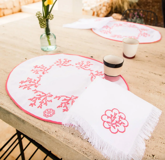 Tovaglietta Breakfast CORALLO ROSA