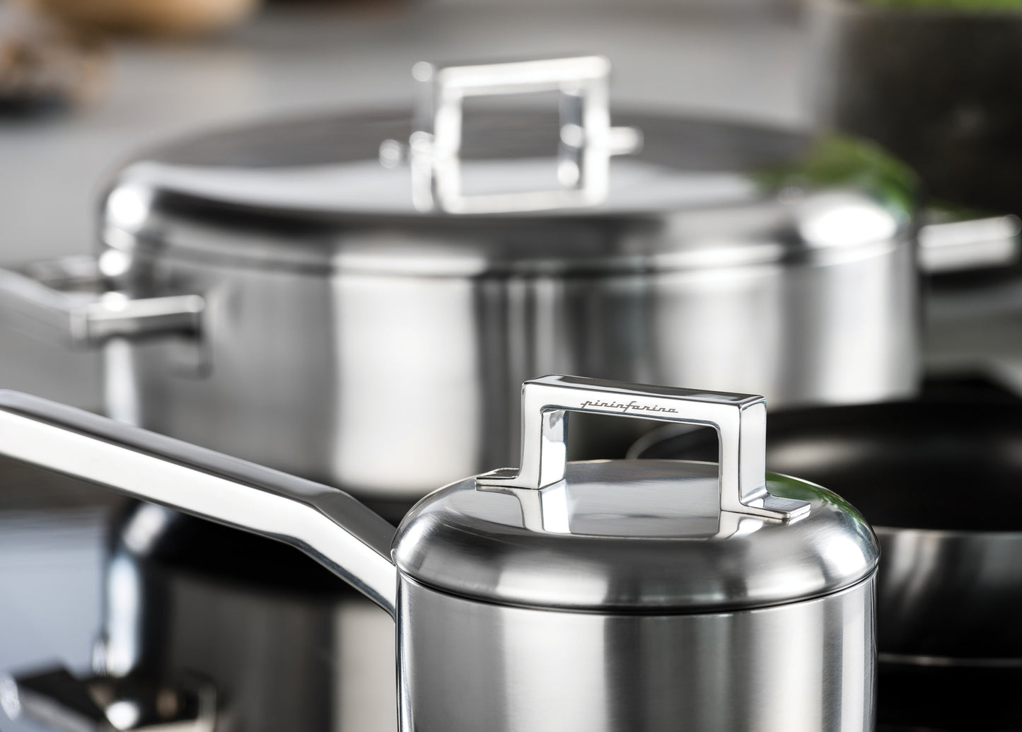 Casseruola Fonda 1 Manico STILE by Pininfarina